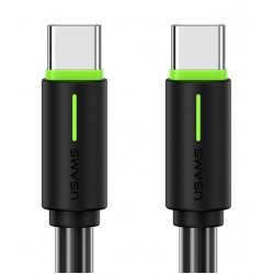 USAMS καλώδιο USB-C US-SJ734, 60W, 480Mbps, 1m, μαύρο USB-C (Type-C)