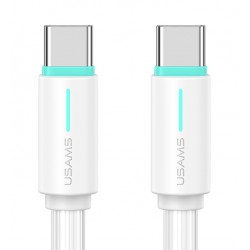 USAMS καλώδιο USB-C US-SJ734, 60W, 480Mbps, 1m, λευκό USB-C (Type-C)