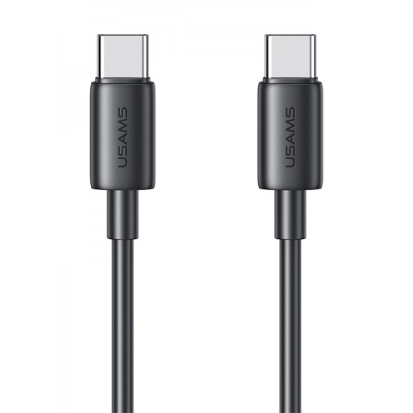 USAMS καλώδιο USB-C US-SJ711, 60W, 480Mbps, 1m, μαύρο USB-C (Type-C)