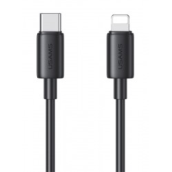 USAMS καλώδιο Lightning σε USB-C US-SJ712, 30W, 480Mbps, 1m, μαύρο USB-C (Type-C)