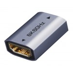 CABLETIME αντάπτορας HDMI CT-HEF8K-AG, 8K/60Hz, 4K/120Hz, 48 Gbps, γκρι Εικόνα