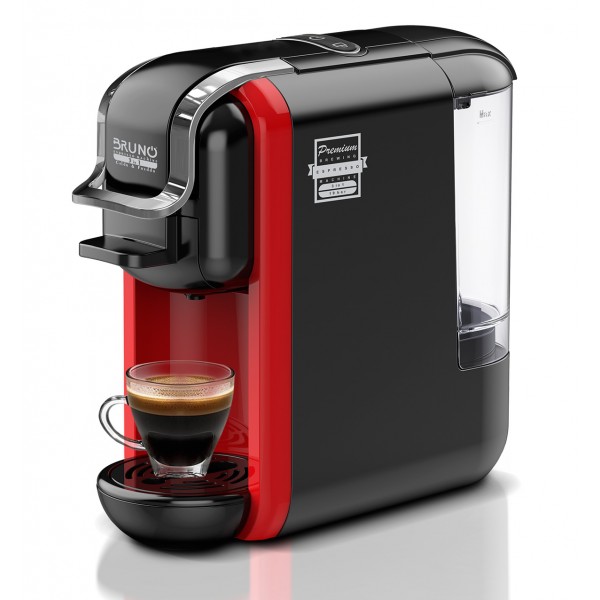 BRUNO καφετιέρα espresso 3 σε 1 BRN-0214, Hot & Cold, 1450W, 19 bar, μαύρη Καφετιέρες & Μπρίκια