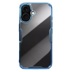 NILLKIN θήκη Nature TPU Pro για iPhone 16, διάφανη-μπλε Θήκες