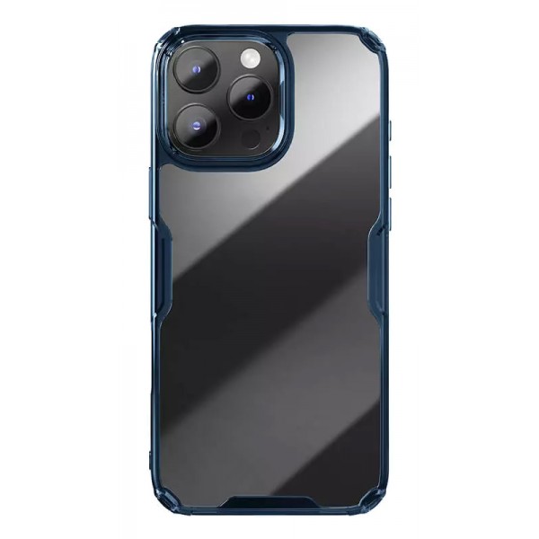 NILLKIN θήκη Nature TPU Pro για iPhone 16 Pro, διάφανη-μπλε Θήκες