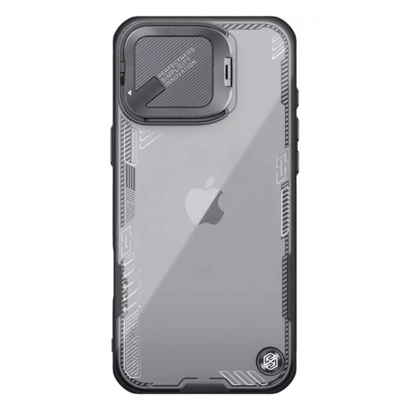 NILLKIN θήκη Iceblade Prop για iPhone 16 Pro, διάφανη-μαύρη Θήκες