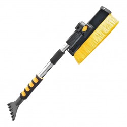 PROPLUS βούρτσα με ξύστρα πάγου 630549, τηλεσκοπική έως 72cm, κίτρινη/μαύρη Αξεσουάρ Αυτοκινήτου