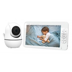 POWERTECH ενδοεπικοινωνία μωρού PT-1345 με κάμερα & οθόνη 7", 1080p, PTZ Smart Κάμερες