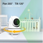 POWERTECH ενδοεπικοινωνία μωρού PT-1345 με κάμερα & οθόνη 7", 1080p, PTZ Smart Κάμερες POWERTECH ενδοεπικοινωνία μωρού PT-1345 με κάμερα & οθόνη 7", 1080p, PTZ Smart Κάμερες