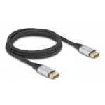 DELOCK καλώδιο DisplayPort 2.1 80634, 16K/60Hz, 40 Gbps, 2m, μαύρο Εικόνα
