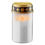 GOOBAY LED φωτιστικό κερί αφιέρωσης 74367, 2400K, IP44, λευκό Φωτιστικά