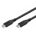 GOOBAY καλώδιο USB-C 74193, USB4, 100W, 40Gbps, 8K/60Hz, 2m, μαύρο USB-C (Type-C)