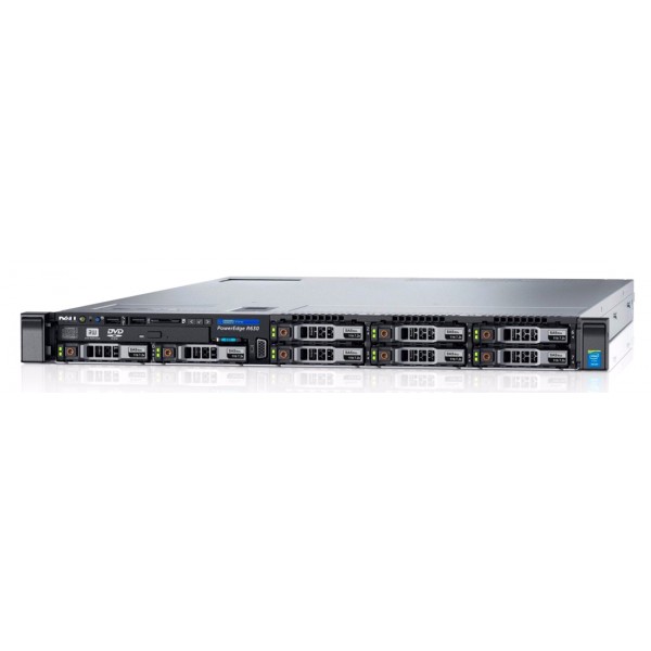 DELL used Server R630, 2x E5-2640 v3, 32GB, H330 mini, 2x 750W, 8x 2.5", REF SQ Refurbished Servers