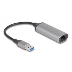 DELOCK αντάπτορας δικτύου 81571, USB, 5Gbps Ethernet, ασημί Κάρτες Δικτύου - USB Dongles