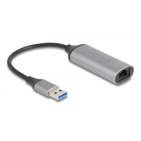 DELOCK αντάπτορας δικτύου 81571, USB, 5Gbps Ethernet, ασημί Κάρτες Δικτύου - USB Dongles