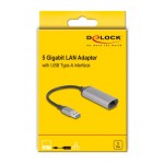 DELOCK αντάπτορας δικτύου 81571, USB, 5Gbps Ethernet, ασημί Κάρτες Δικτύου - USB Dongles