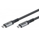 GOOBAY καλώδιο USB-C 74210, USB4, 240W, 40Gbps, 8K/60Hz, 0.50m, γκρι USB-C (Type-C)
