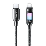 USAMS καλώδιο Lightning σε USB-C SJ749, 30W, 480Mbps, 1.2m, μαύρο USB-C (Type-C)