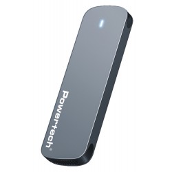 POWERTECH θήκη για M.2 SATA/NVMe SSD PT-1375, 10Gbps, γκρι Θήκες & Trays Σκληρών Δίσκων