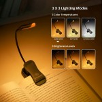 GLOCUSENT LED φακός διαβάσματος GLCSNTBL101B, επαναφορτιζόμενος, έως 45lm, μαύρος Φακοί