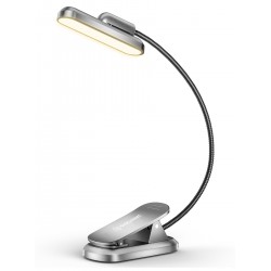 GLOCUSENT LED φακός διαβάσματος GLCSNTA2401, επαναφορτιζόμενος, έως 60lm, γκρι Φακοί