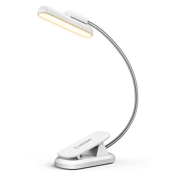 GLOCUSENT LED φακός διαβάσματος GLCSNTA2404, επαναφορτιζόμενος, έως 60lm, λευκός Φακοί