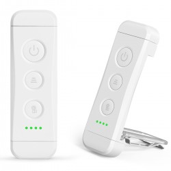 GLOCUSENT LED φακός διαβάσματος GLCSNTBL304, επαναφορτιζόμενος, έως 28lm, λευκός Φακοί