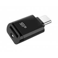 SILICON POWER card reader C200 για micro SD, USB-C, USB 3.2, 180/165MBps, μαύρο USB Hubs - Card Readers