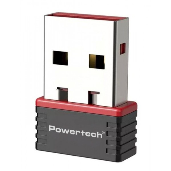 POWERTECH ασύρματος USB αντάπτορας δικτύου PT-1384, 150Mbps WiFi Κάρτες Δικτύου - USB Dongles