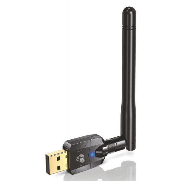 POWERTECH USB Bluetooth 5.4 αντάπτορας PT-1385 με εμβέλεια έως 100m Κάρτες Δικτύου - USB Dongles