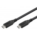GOOBAY καλώδιο USB-C 74183, USB4, 240W, 40Gbps, 8K/60Hz, 1m, μαύρο USB-C (Type-C)