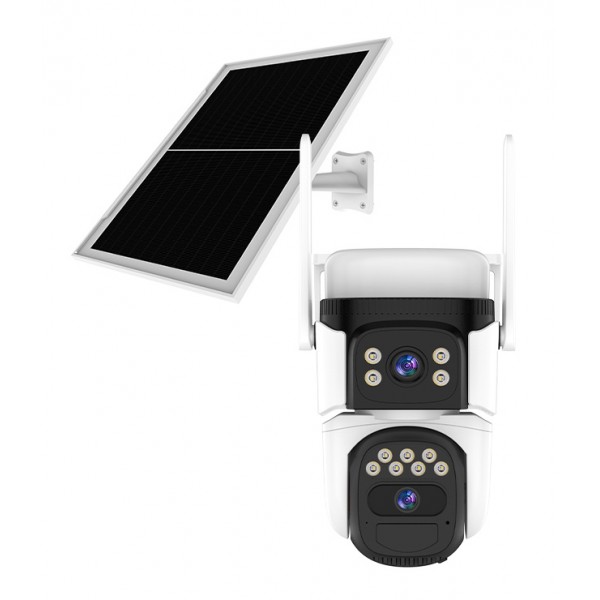 VSTARCAM smart ηλιακή κάμερα CB621DR, dual lens, 3MP, WiFi, SD, PTZ, IP66 Smart Κάμερες