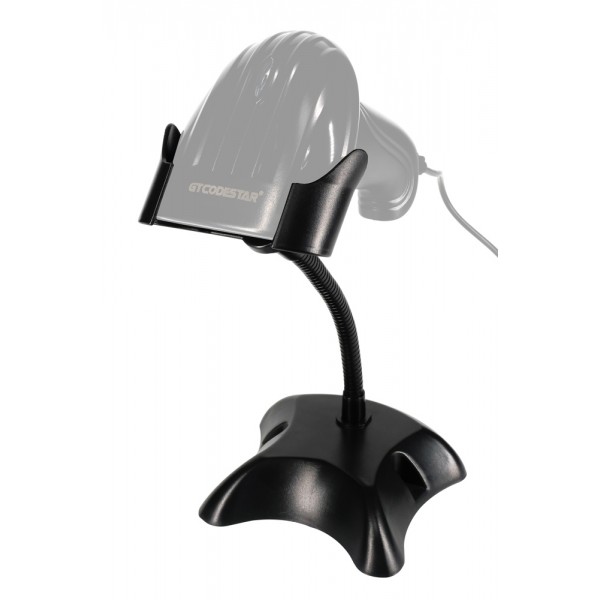 GTCODESTAR βάση για barcode scanner GTC-STAND, εύκαμπτος μεταλλικός βραχίονας, μαύρη POS-Barcode Scanners