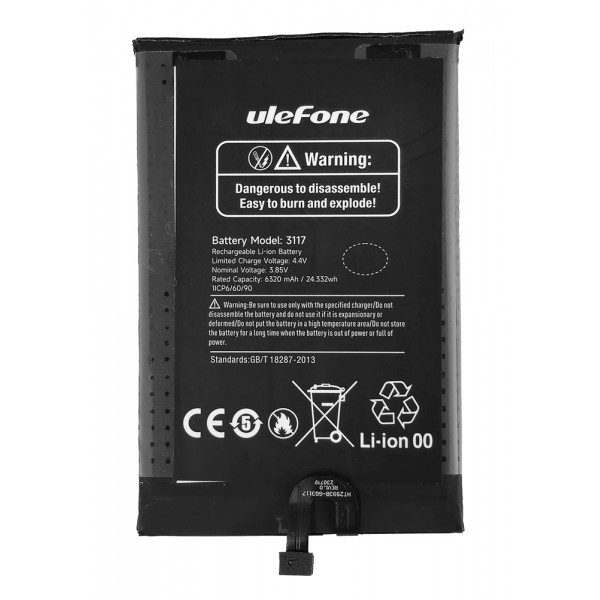 ULEFONE μπαταρία για smartphone Armor X13 Μπαταρίες για Smartphones