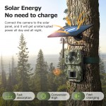 SECTEC smart ηλιακή κάμερα κυνηγού ST-HC809, 3MP, 4G, PIR, SD, IP66 Smart Κάμερες