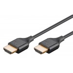 GOOBAY καλώδιο HDMI 75298 με Ethernet, slim, 8K/60Hz, 48 Gbps, 1m, μαύρο Εικόνα