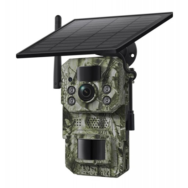 SECTEC smart ηλιακή κάμερα κυνηγού ST-HC809, 3MP, 4G, PIR, SD, IP66 Smart Κάμερες