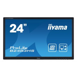 IIYAMA used οθόνη B2483HS LED, 24" Full HD, VGA/HDMI/DisplayPort, χωρίς βάση, Grade B Used Οθόνες PC