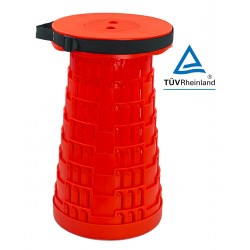 POWERTECH πτυσσόμενο καρεκλάκι HUH-0233, αντοχή έως 250kg, 25.5x45cm, κόκκινο Εποχιακά Είδη