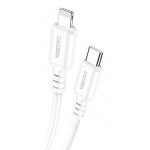 KAKUSIGA καλώδιο Lightning σε USB-C KSC-982, 20W, 480Mbps, 1m, λευκό USB-C (Type-C)