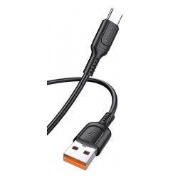 KAKUSIGA καλώδιο USB-C σε USB KSC-805, 3A, 480Mbps, 1m, μαύρο USB-C (Type-C)