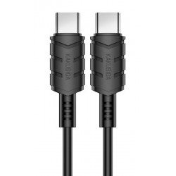 KAKUSIGA καλώδιο USB-C σε USB-C KSC-710, 60W, 480Mbps, 1.2m, μαύρο USB-C (Type-C)