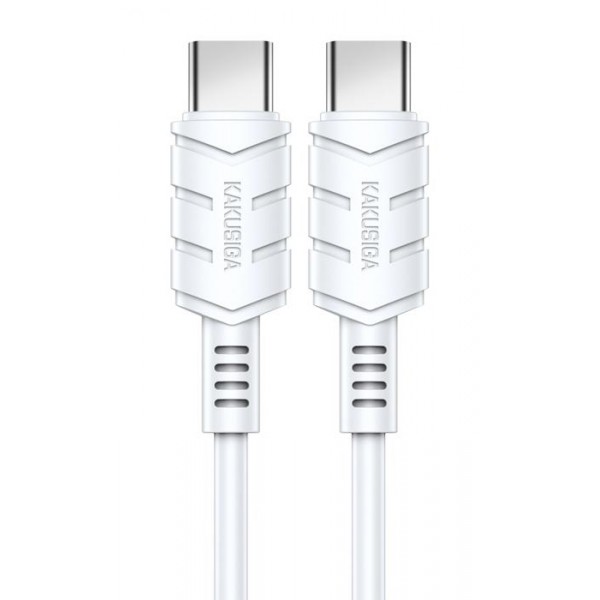KAKUSIGA καλώδιο USB-C σε USB-C KSC-710, 60W, 480Mbps, 1.2m, λευκό USB-C (Type-C)