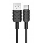KAKUSIGA καλώδιο USB-C σε USB KSC-710, 3A, 480Mbps, 1.2m, μαύρο USB-C (Type-C)