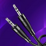 KAKUSIGA καλώδιο ήχου 3.5mm KSC-893, AUX, 1m, μαύρο Ήχος