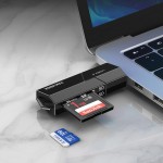 KAKUSIGA card reader KSC-1411 για SD & micro SD, 480Mbps, USB σύνδεση, μαύρο USB Hubs - Card Readers