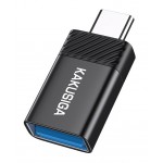 KAKUSIGA αντάπτορας USB-C σε USB KSC-1406, 5Gbps, 4A, μαύρος USB-C (Type-C)
