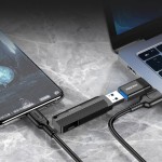 KAKUSIGA αντάπτορας USB-C σε USB KSC-1406, 5Gbps, 4A, μαύρος USB-C (Type-C)