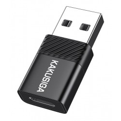 KAKUSIGA αντάπτορας USB-C σε USB KSC-1407, 480Mbps, 60W, μαύρος USB-C (Type-C)