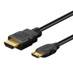 GOOBAY καλώδιο mini HDMI σε HDMI 74083 με Ethernet, 4K/60Hz, 18 Gbps, 2m, μαύρο Εικόνα