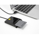 DELOCK card reader 91724 για smart card, USB σύνδεση, 480Mbps, μαύρο USB Hubs - Card Readers